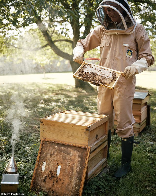En 2023, le Palais de Kensington a publié des images précieuses de la Princesse de Galles en train de faire de l'apiculture