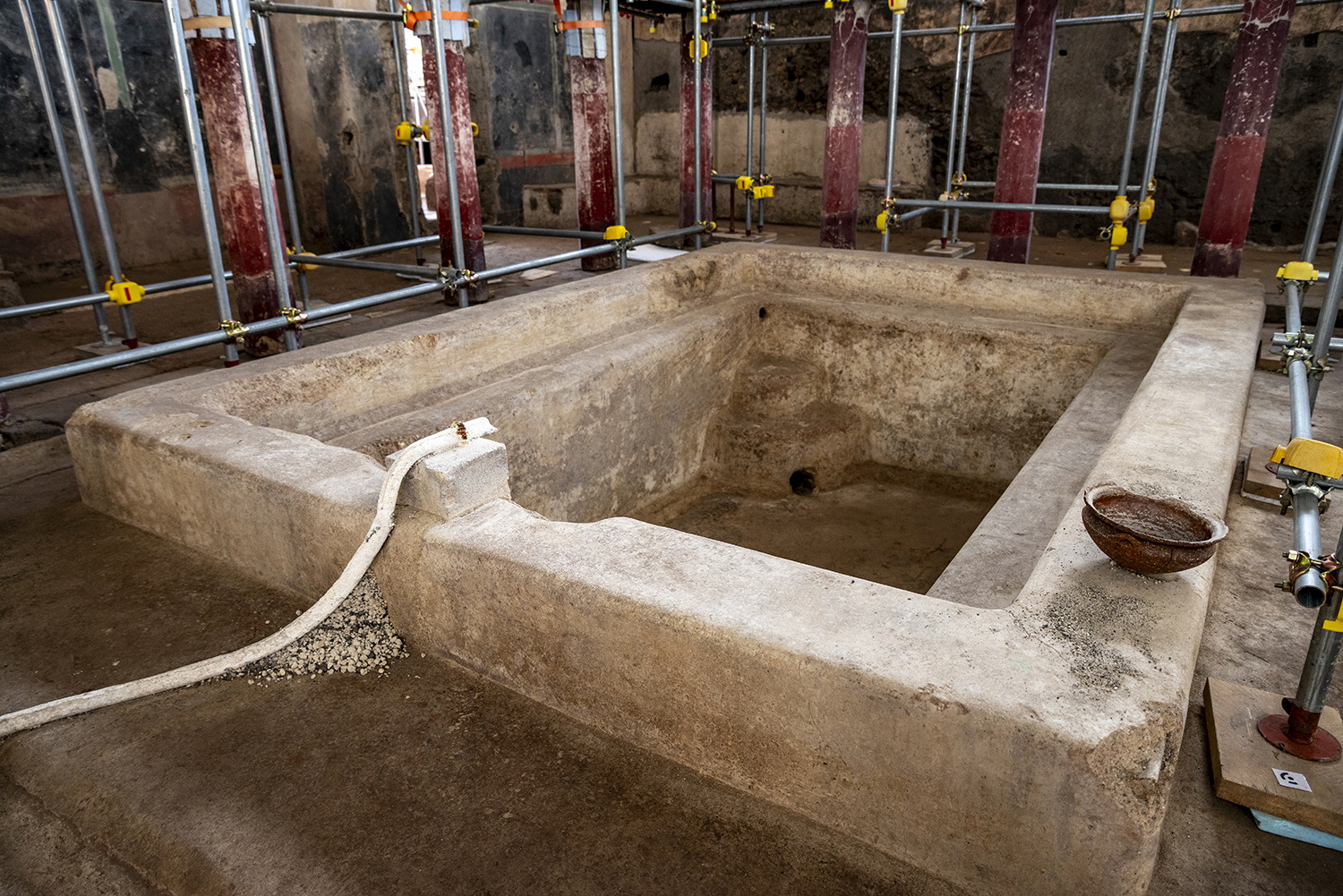 Découverte d’un Luxueux Complexe de Bains Privés à Pompéi