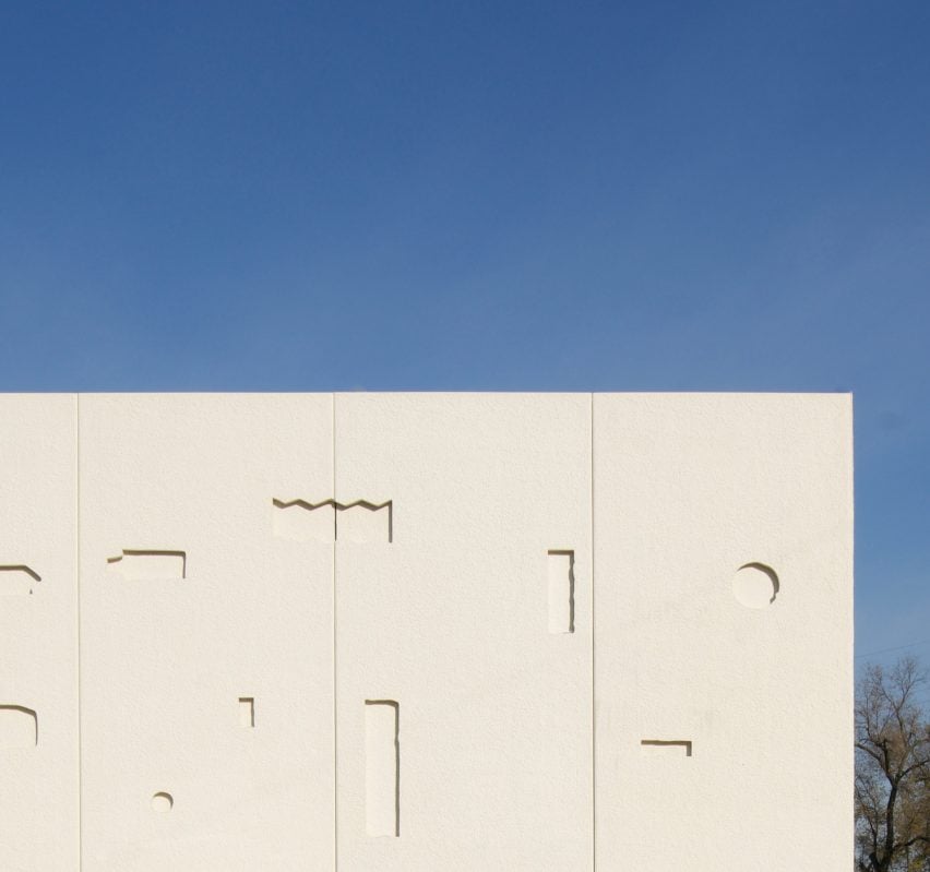 Rendu de la façade du Centre de Culture Contemporaine Tselinny par Asif Khan