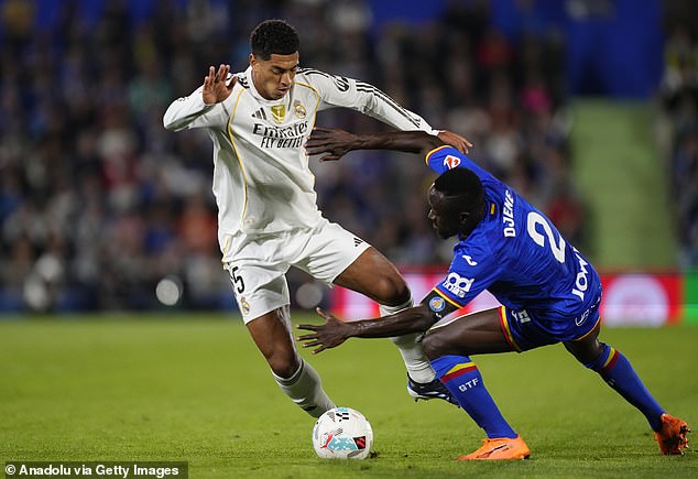 Bellingham debute pour le Real Madrid contre Getafe