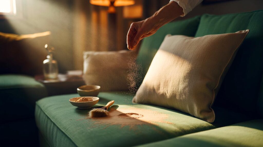 Adieu les taches sur les coussins : découvrez cette méthode naturelle et sans lavage pour les éliminer !