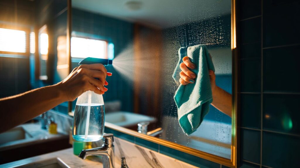Découvrez cette astuce surprenante pour des miroirs étincelants sans vinaigre ni traces !