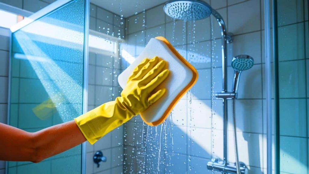 Découvrez l’astuce incroyable des hôtels pour des parois de douche éclatantes et sans traces !
