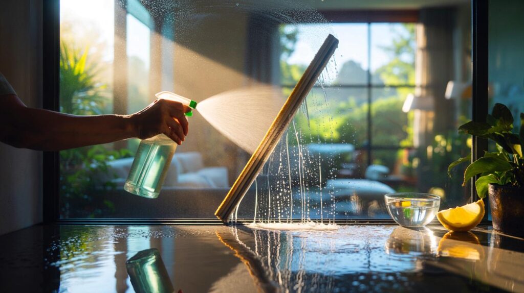 Découvrez le mélange miracle qui fait briller vos vitres sans effort !