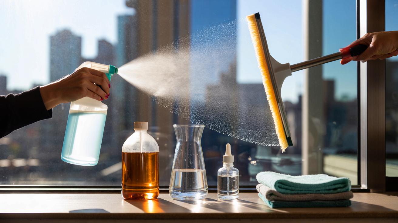 Découvrez le mélange secret des pros pour des vitres éclatantes !