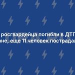 Deux gardes russes tués dans un accident à Dagestan, 11 blessés