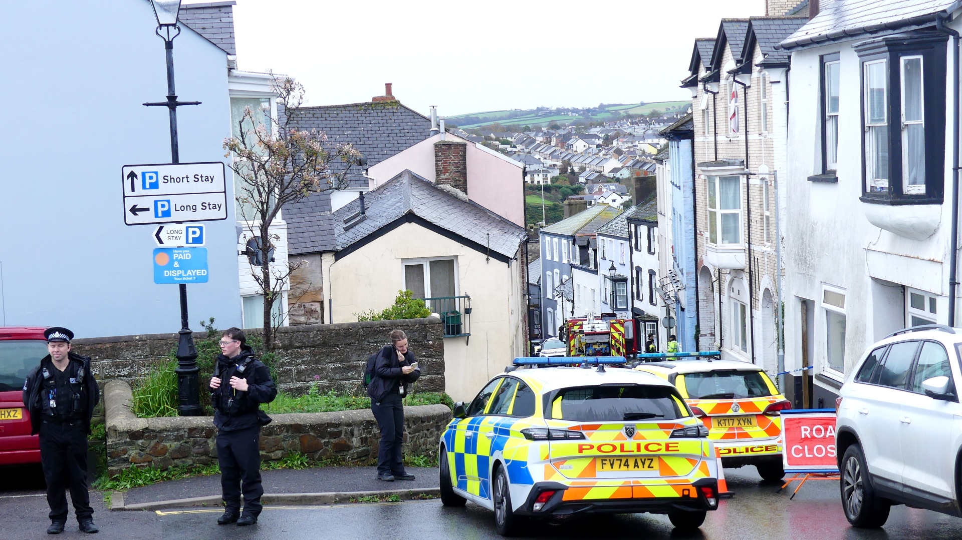 Après l'incendie à Bideford