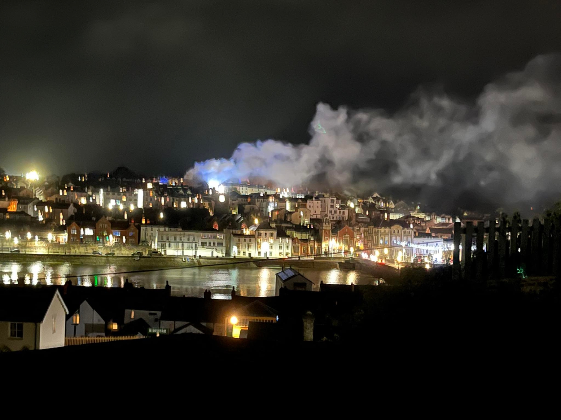 Incendie à Bideford