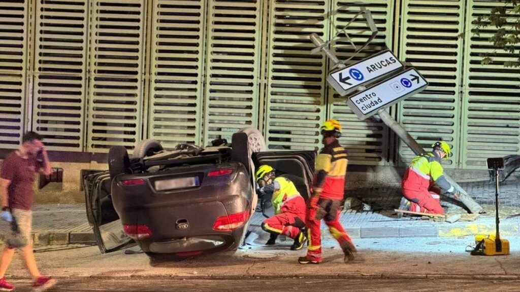 Urgent : Deux blessés dans un accident à la rotonde de Las Rehoyas