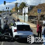 Motard gravement blessé dans une collision à Santa Cruz de Tenerife