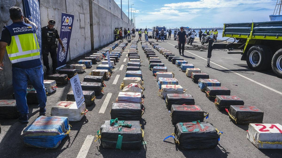 4.000 kilos de cocaïne interceptés en haute mer près des Canaries, valeur secteur 21,4 millions !