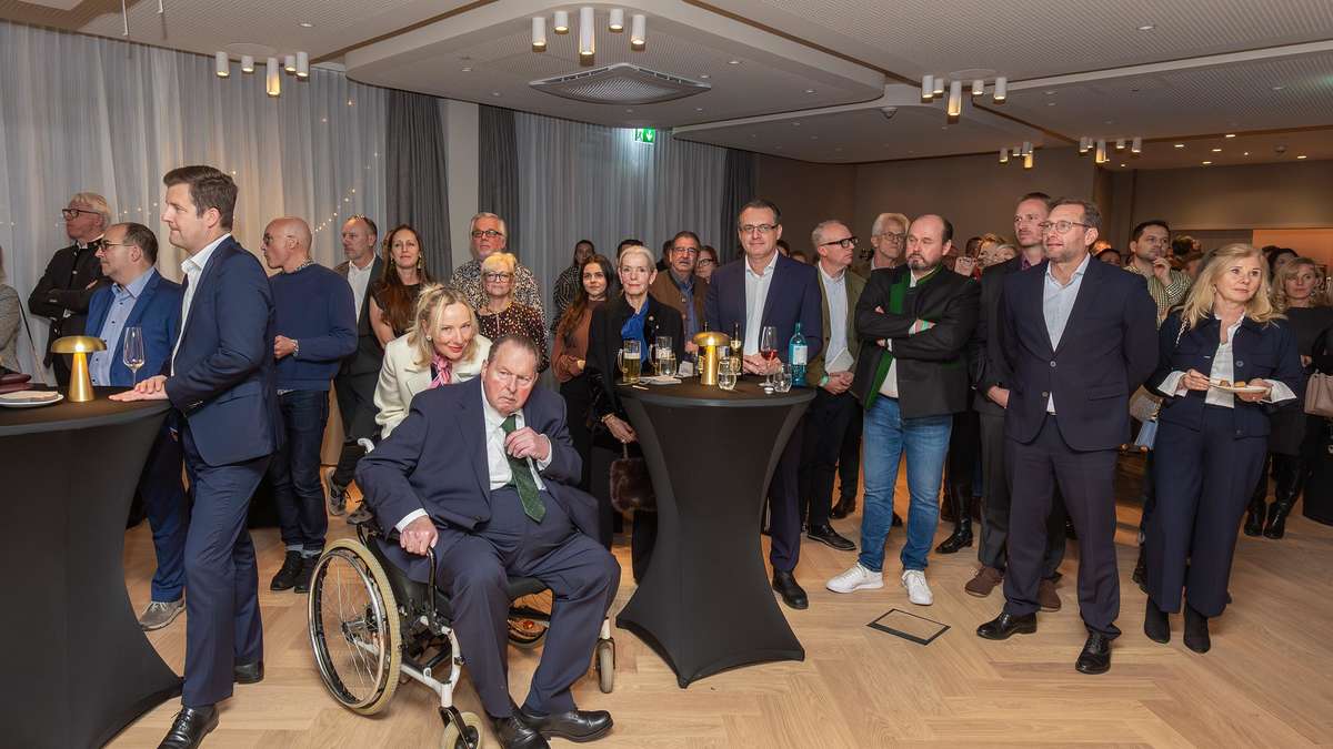 Ottfried Fischer à l'inauguration de l'Hôtel Flesslers à Lenggries