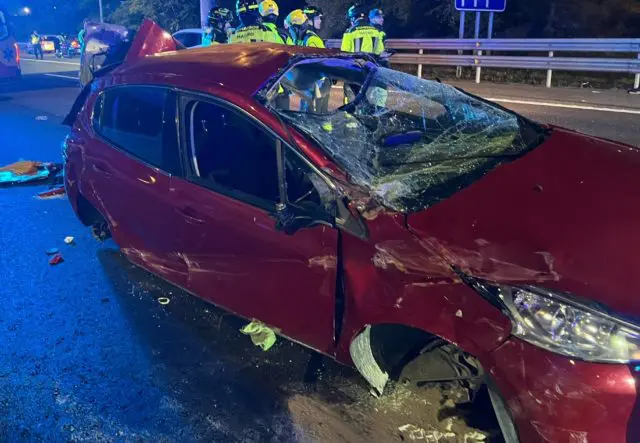 Accident sur l'A-42