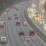 Conducteurs avertis : longs retards sur l'autoroute après une énorme marée noire et une collision