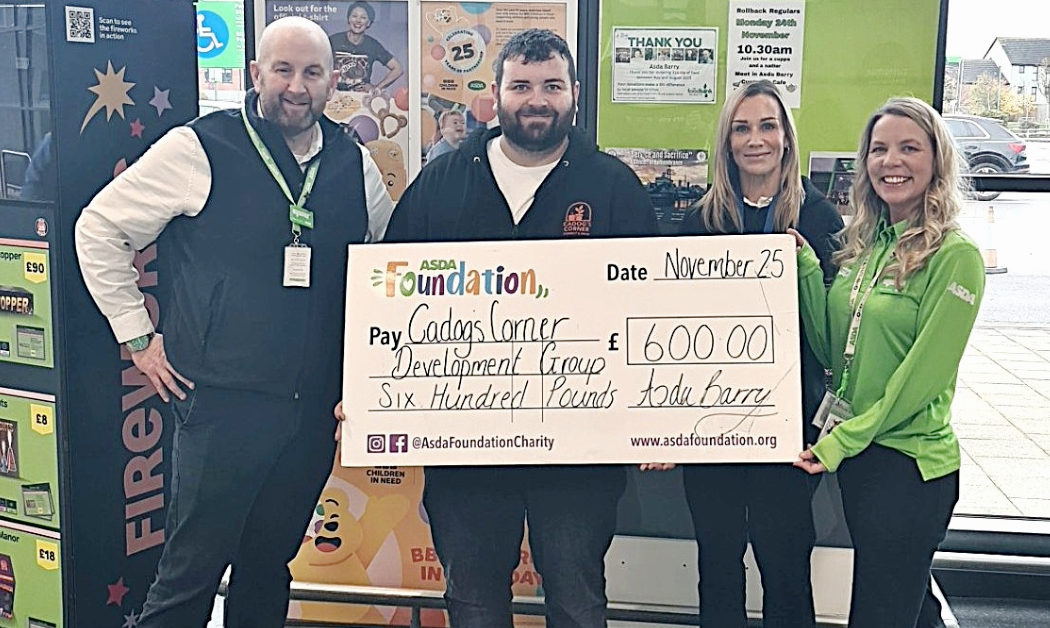 Don de générosité d'Asda pour une cause locale