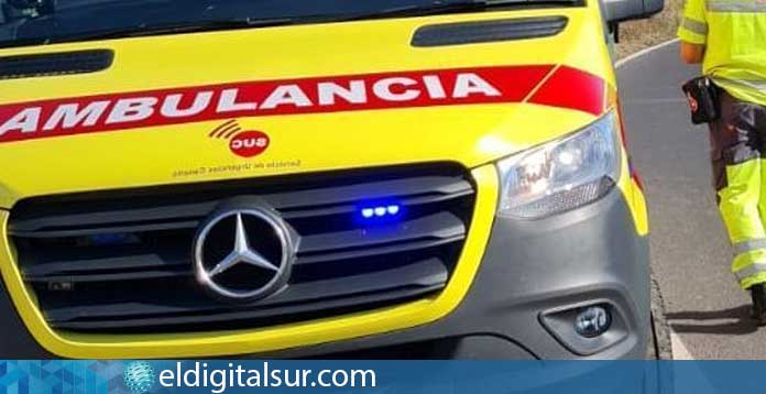 Femme blessée dans un accident de voiture sur la TF-5