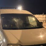 Voitures accidentées au pied du Mont Hacho à Ceuta