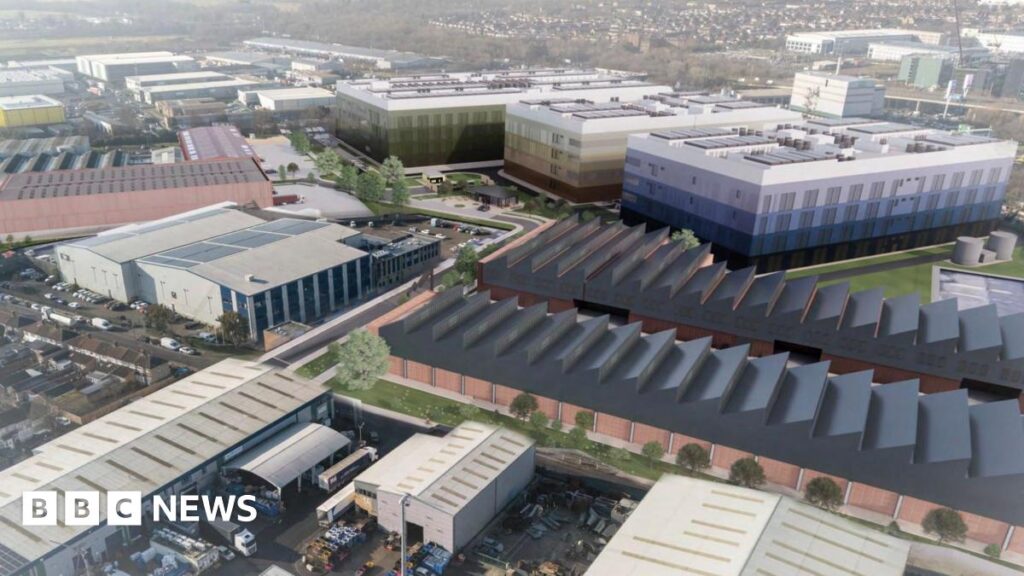 Site industriel de Southall transformé en centres de données