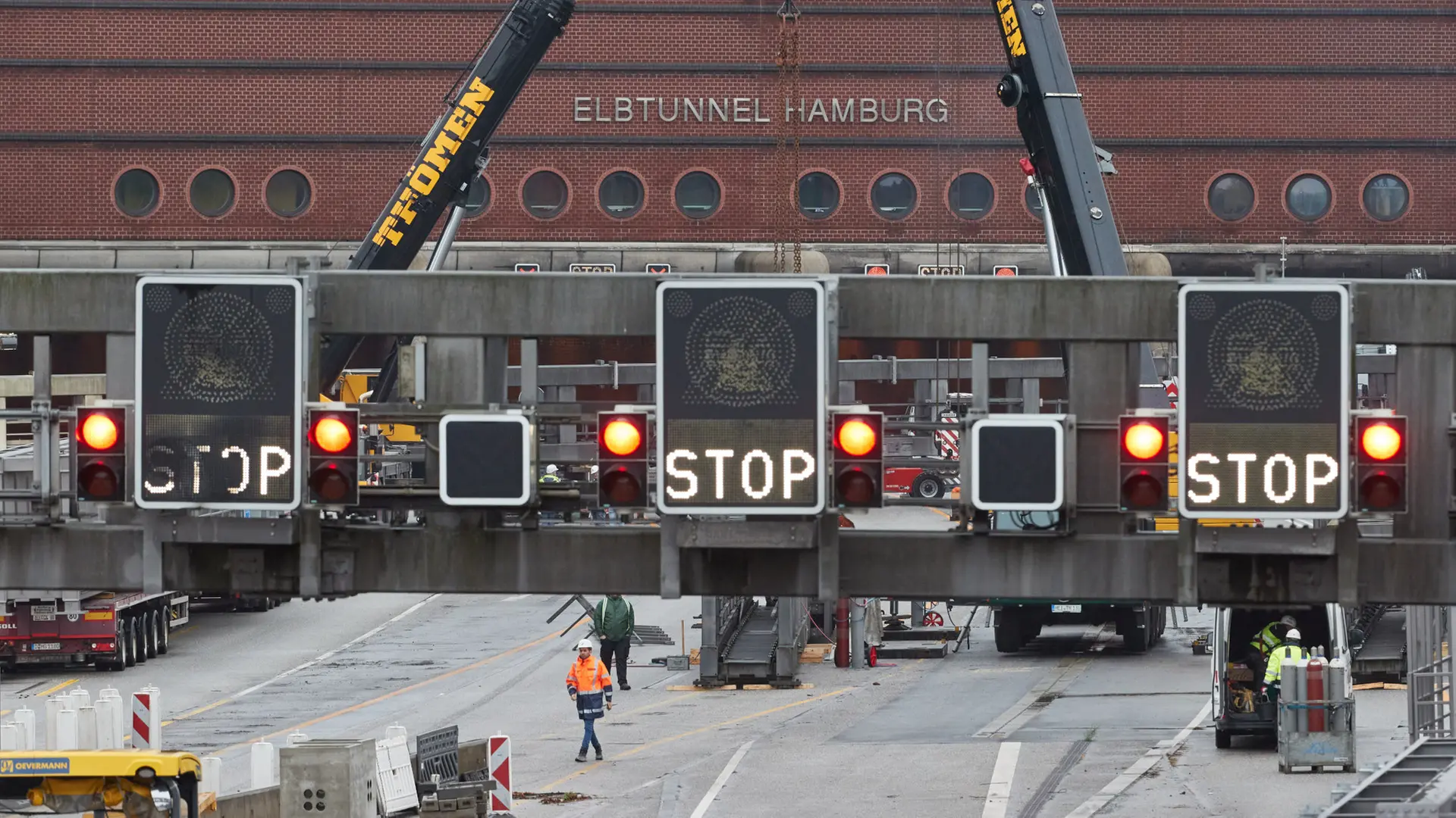 A7 et Elbtunnel à Hambourg fermés jusqu'à lundi matin