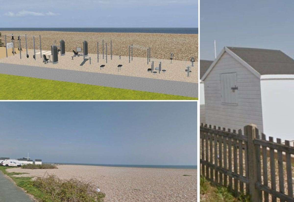 Plans pour une salle de sport extérieure sur la plage de Walmer en bonne voie !