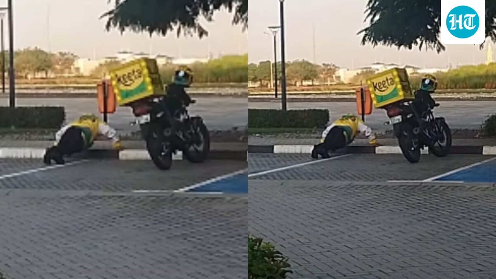 Motivation à la indienne : une femme filme un livreur en train de faire des pompes à Dubaï et ça cartonne !