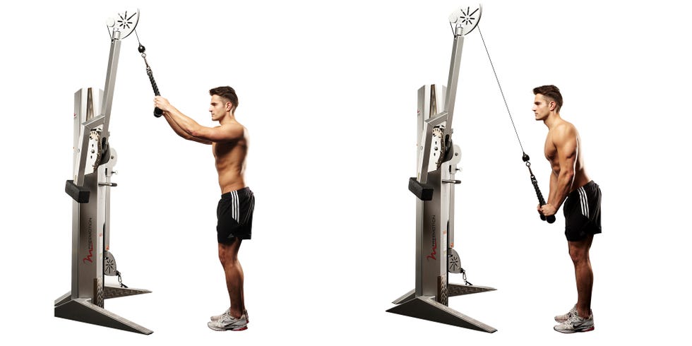 tirage triceps avec corde
