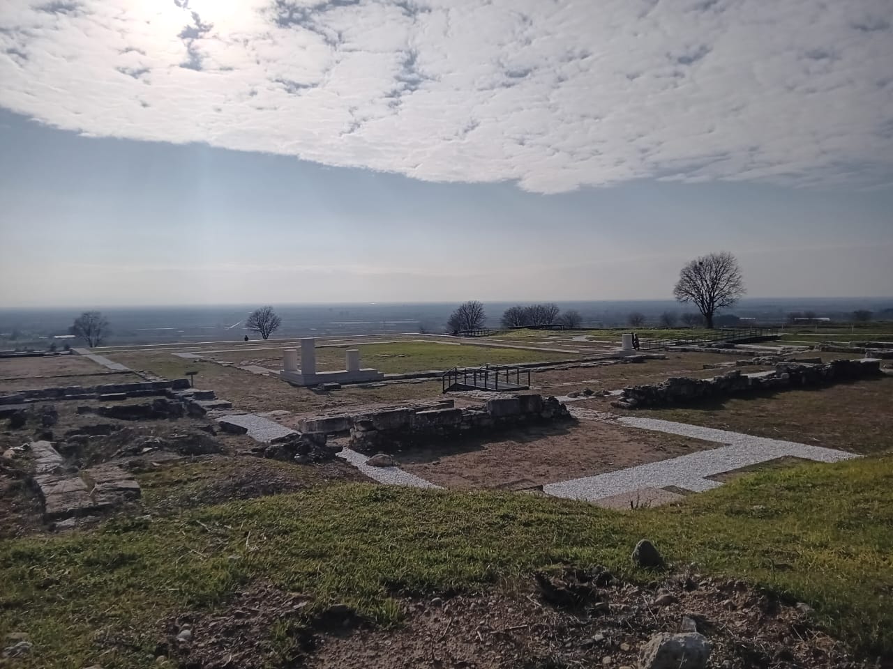 Sections reconstruites du Palais de Pella