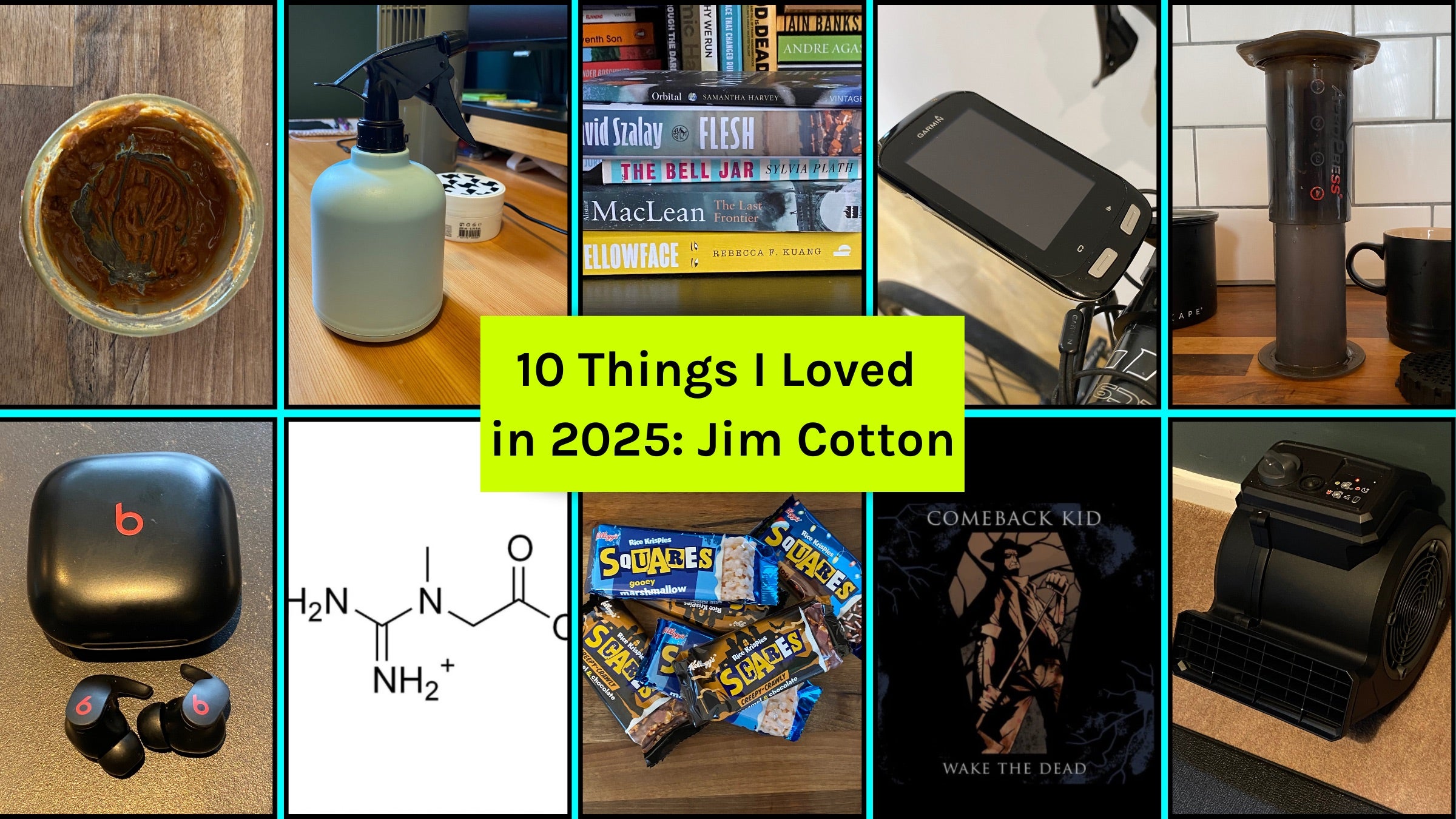 Krispies, créatine et 10 passions de Jim Cotton en 2025