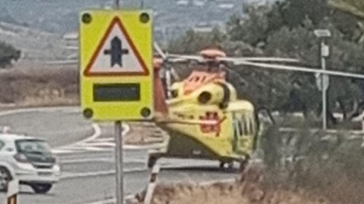 Accident entre Tíjola et Armuña : plusieurs blessés dans la collision d'une fourgonnette et d'une voiture