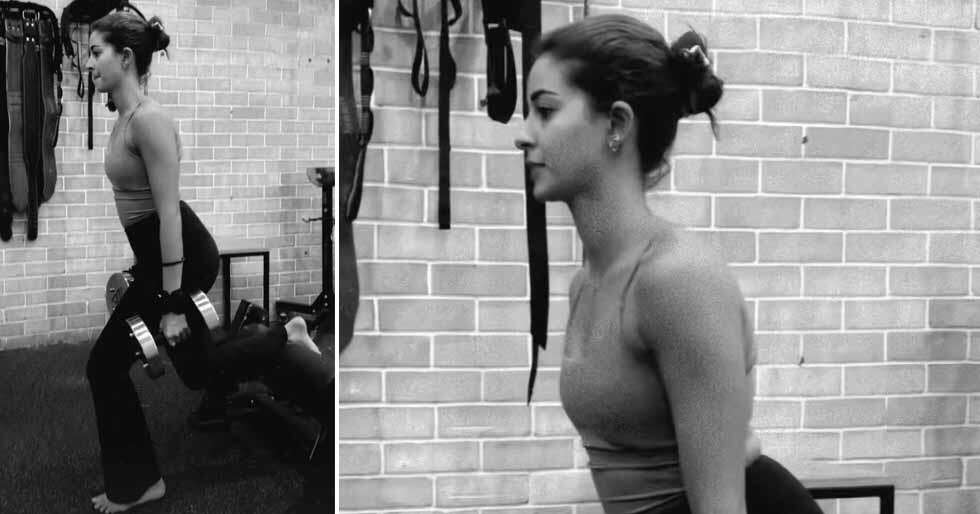 Ananya Panday S'Enflamme au Gym avec des Squats Bulgares