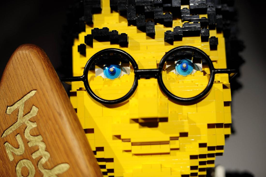 Figur d'un jeune sorcier en Lego
