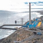 Cet accident de moto provoque des embouteillages sur la GC-1 à la courbe de la potabilisateur