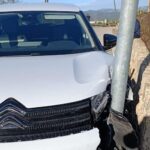 Conducteur ivre et drogué percutent deux lampadaires à Consell