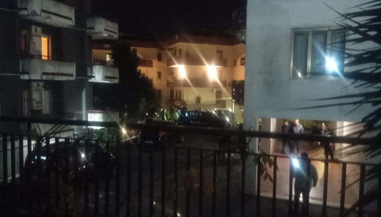 L’appartement à Cava de’ Tirreni, où a eu lieu l’homicide