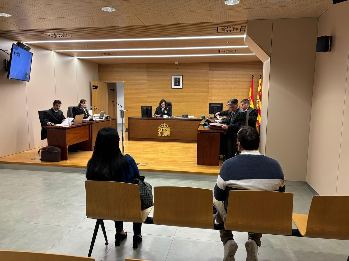 Moment de la session de procès d'Ignacio Magaña.
