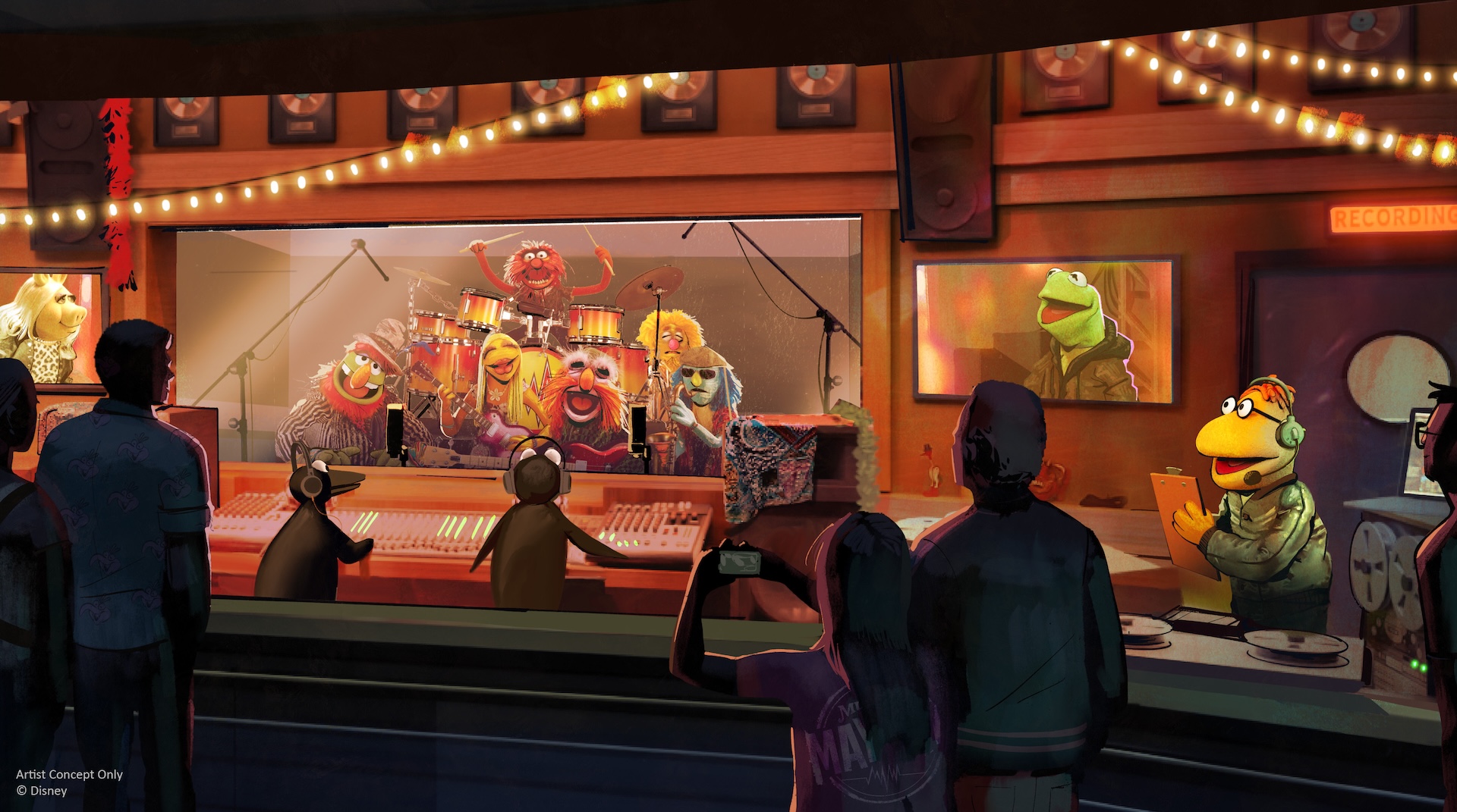 Fermeture de la Pré-Show du Rock 'n' Roller Coaster !