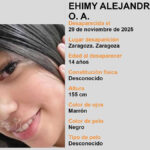 Fille de 14 ans disparue à Zaragoza
