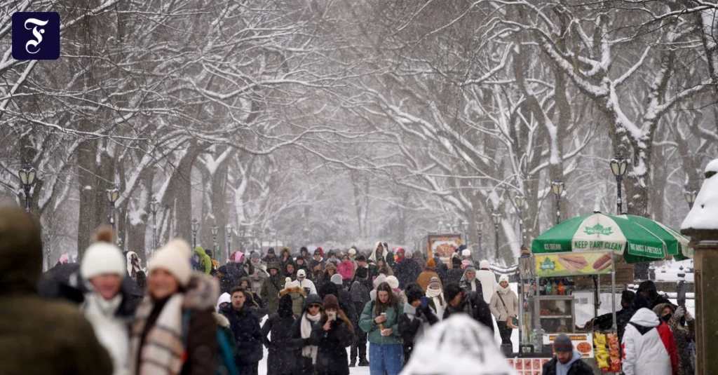 Hiver glacial paralyse les vols dans le Nord-Est des USA