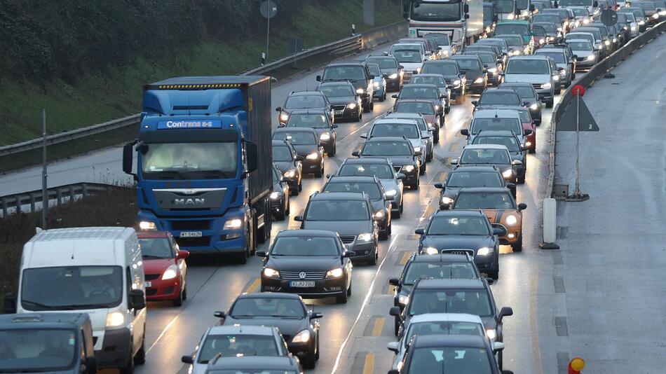 Bouchon sur autoroute