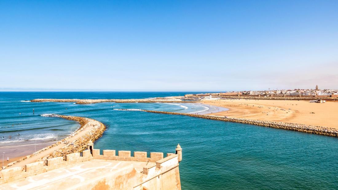 Plage à Rabat