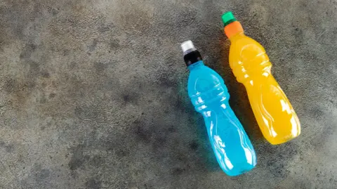 Bouteille de boisson isotoniques