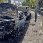 Incendie à Adeje : Trois voitures brûlées et une endommagée !