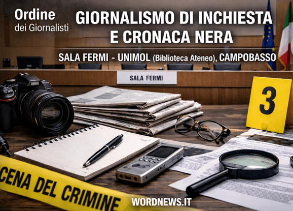 Journalisme d'investigation et faits divers : un atelier à Campobasso pour apprendre à révéler la vérité