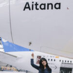 Aitana baptise un Boeing 787 d'Air Europa