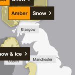 Conditions glaciales à Exeter : l'air arctique s'installe à Devon
