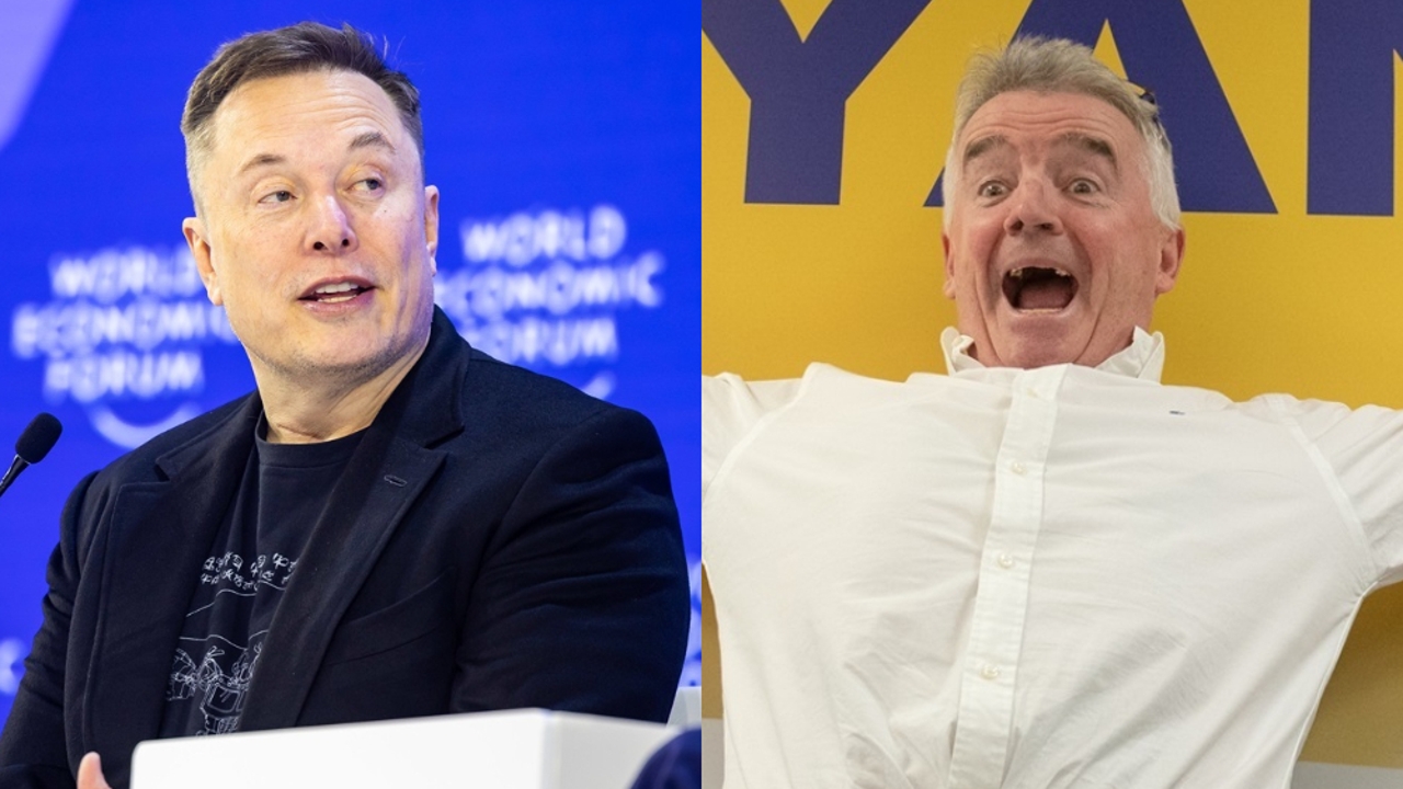 Conflit éclatant entre Elon Musk et le patron de Ryanair après le refus d'O'Leary d'installer Starlink dans ses avions