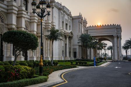 Entrée du luxe hôtel