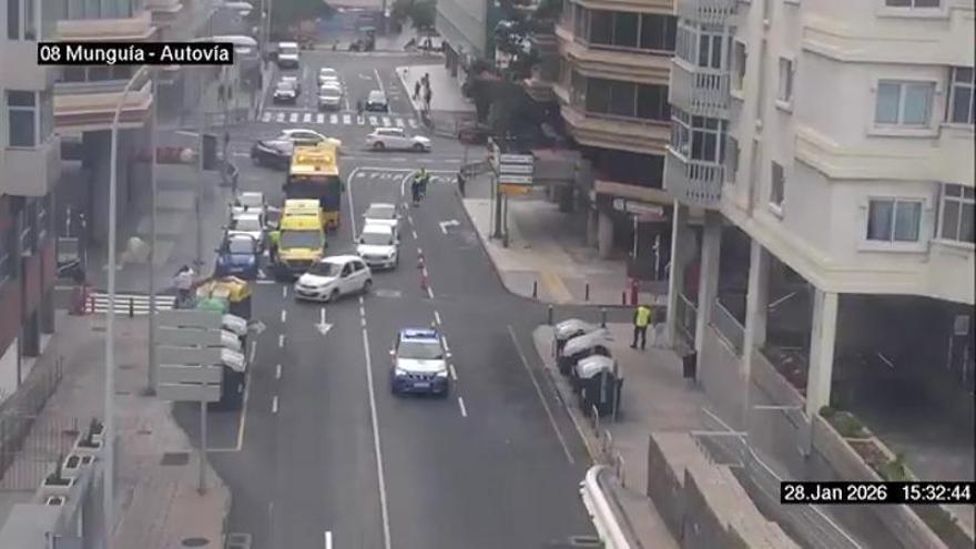 Dix blessés dans un accident de bus à Las Palmas