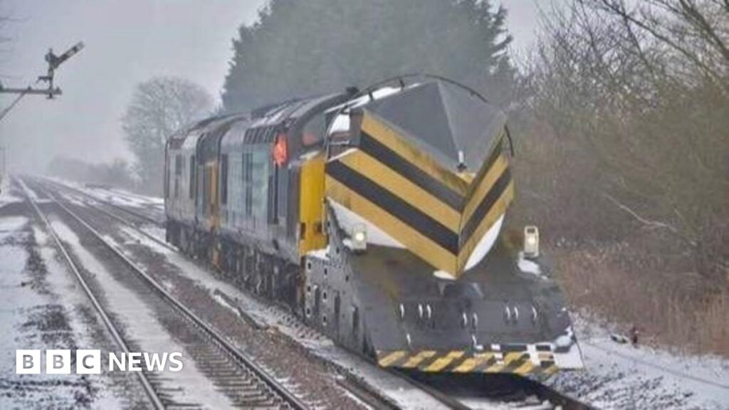 Fermeture des lignes de train avant la tempête Goretti neigeuse