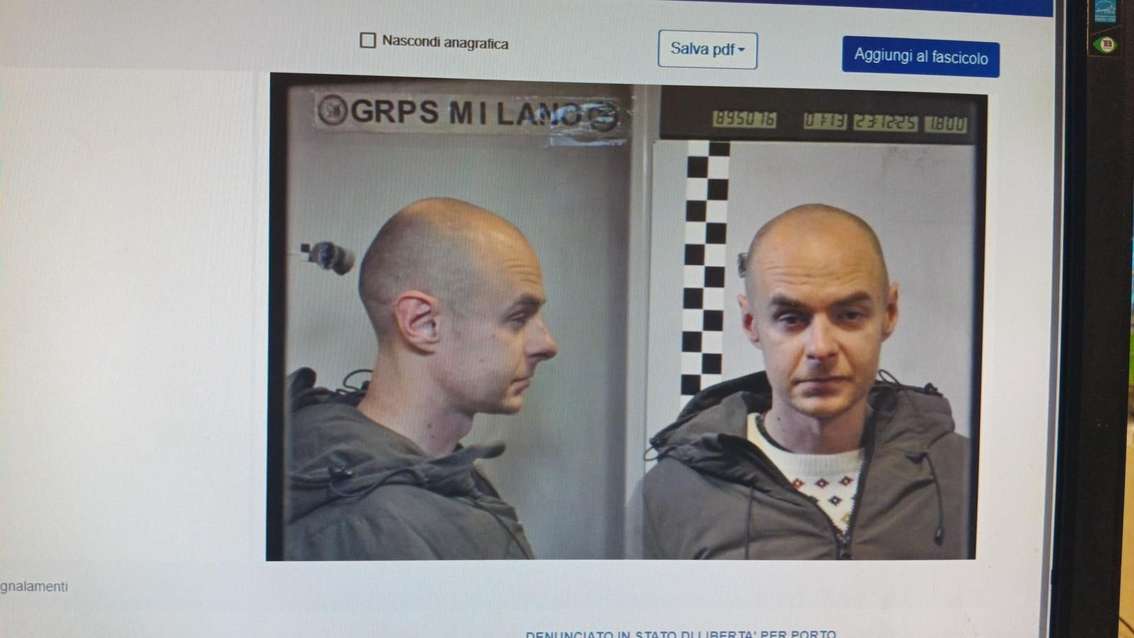 Fiorenzuola : l'assassinat du chef de train en fuite